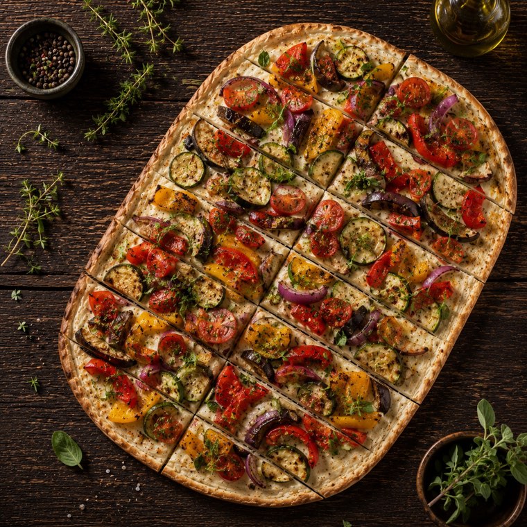 Flammkuchen Gemüse