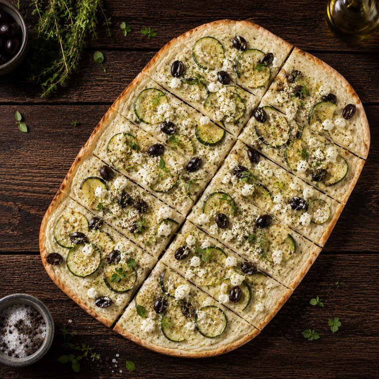 Flammkuchen Mediterran